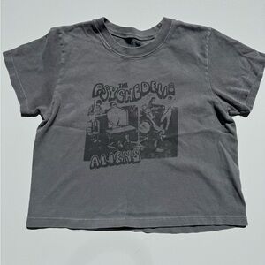 Brandy Melville - Gray “The Psychedelic Aliens” Tee